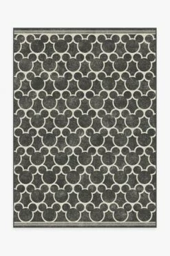 Deals ⭐ Ruggable Mickey Trellis Black Rug 🤩