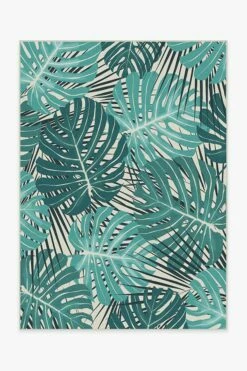 Best reviews of 🥰 Ruggable Monstera Teal Rug 😀