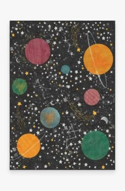 Flash Sale 🎉 Ruggable Outer Space Black Rug 🌟