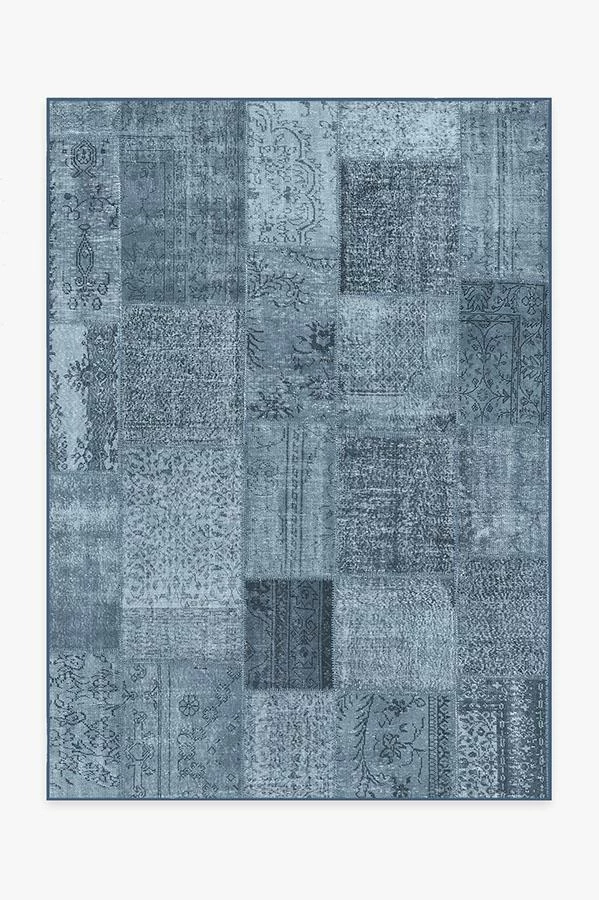 Best reviews of π€© Ruggable Patchwork Blue Rug β¨