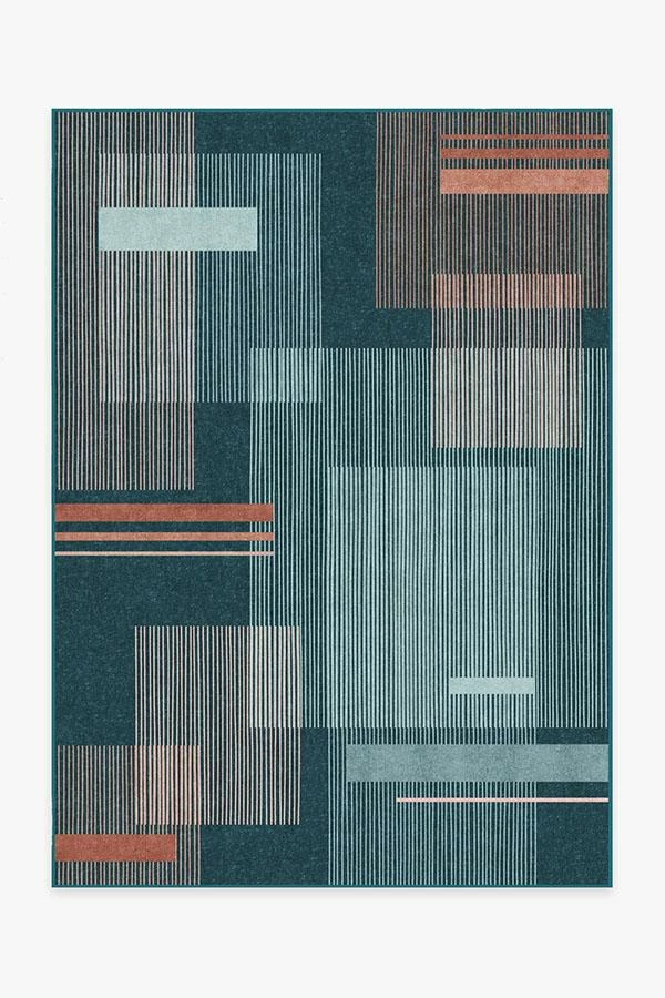 Buy βοΈ Ruggable Sale Quadra Teal Rug β¨
