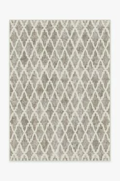 Deals ✨ Ruggable Soraya Trellis Ash Grey Rug 🎉