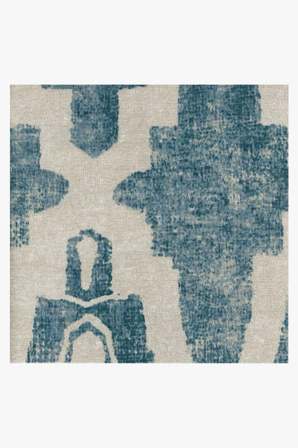 Outlet 🌟 Ruggable Soraya Trellis Blue Rug 👍 - Image 3