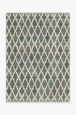 Hot Sale ⌛ Ruggable Soraya Trellis Multicolor Rug 🎁