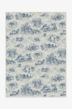 Best Pirce 🌟 Ruggable Star Wars Toile Blue Rug 🌟