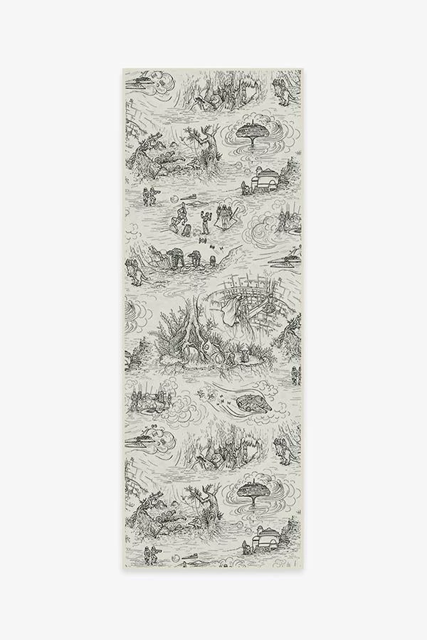Hot Sale 𧨠Ruggable Star Wars Toile White Rug π - Image 5