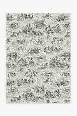 Hot Sale 🧨 Ruggable Star Wars Toile White Rug 👍