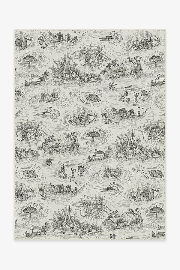 Hot Sale 𧨠Ruggable Star Wars Toile White Rug π - Image 2