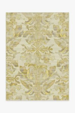 Best reviews of 🎁 Ruggable Transitional Damask Gold Rug 😍