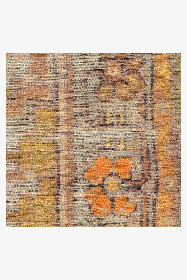 Best reviews of π Ruggable Vintage Daisy Bordered Tangerine Rug π - Image 3
