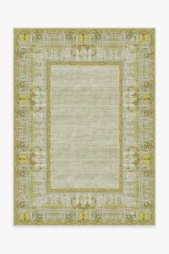 Deals ✔️ Ruggable Vintage Daisy Bordered Yellow Rug ✨