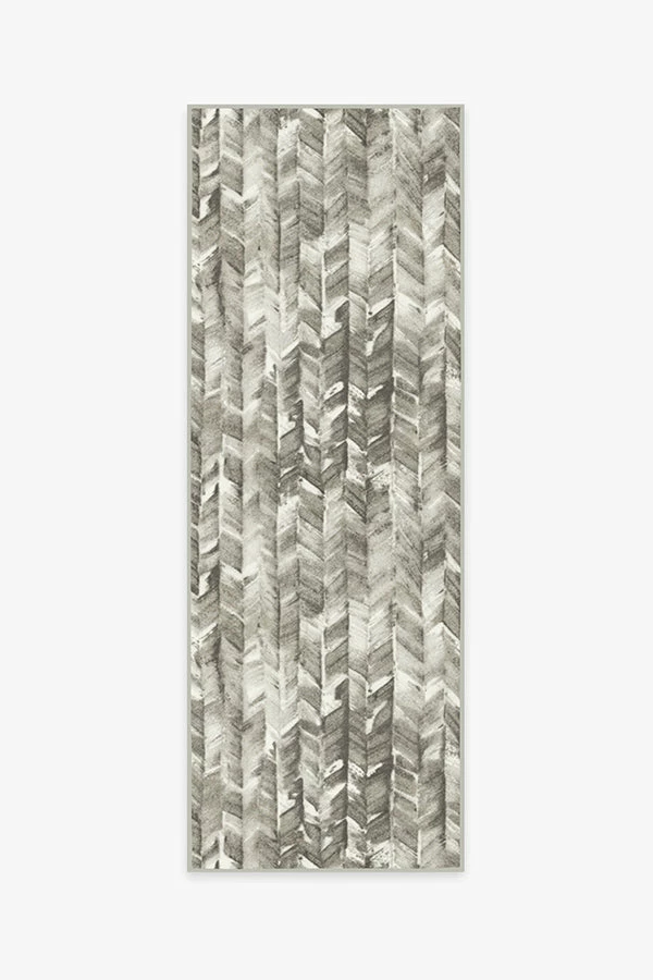 Wholesale π Ruggable Watercolor Herringbone Grey Rug β€οΈ - Image 5
