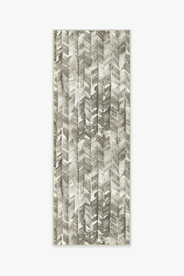 Wholesale π Ruggable Watercolor Herringbone Grey Rug β€οΈ - Image 6