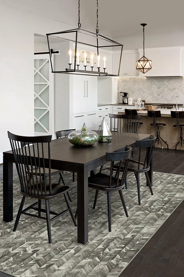 Wholesale π Ruggable Watercolor Herringbone Grey Rug β€οΈ - Image 4