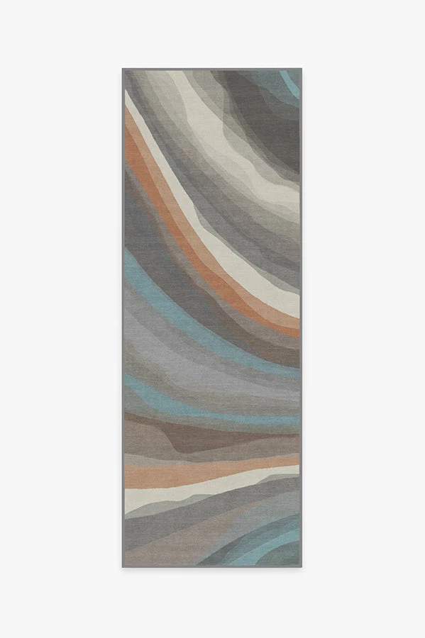 Cheapest β Ruggable Watercolor Waves Sandstone Rug β€οΈ - Image 5
