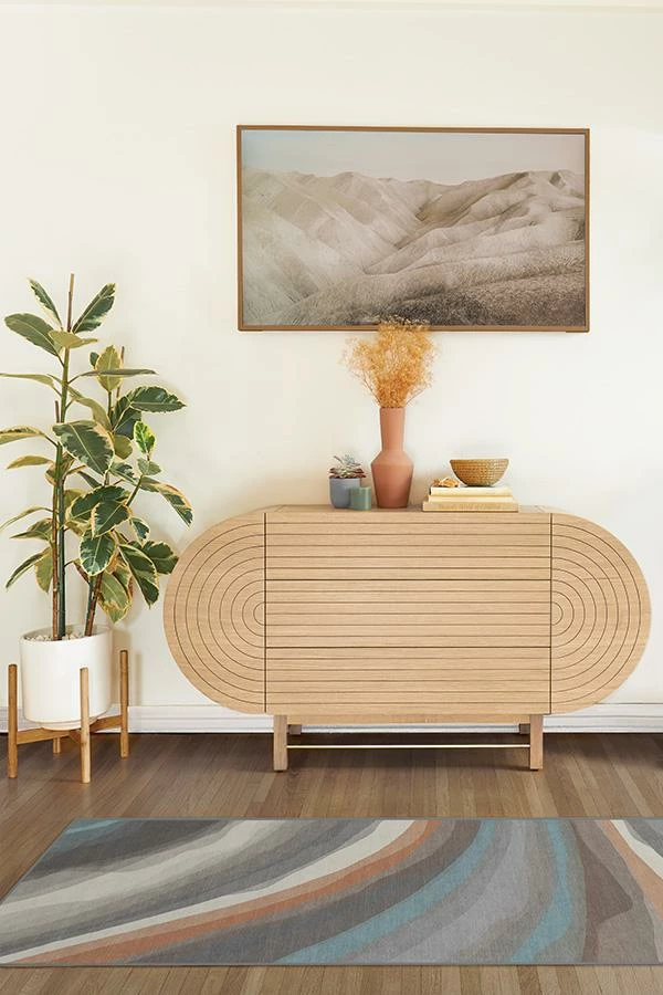 Cheapest β Ruggable Watercolor Waves Sandstone Rug β€οΈ - Image 8