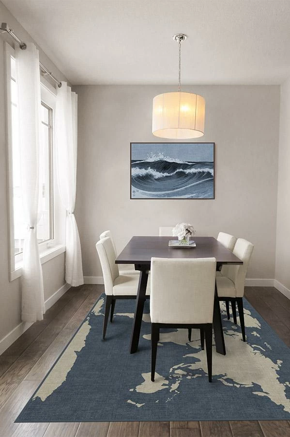 Cheap β€οΈ Ruggable World Map Blue Rug π - Image 4