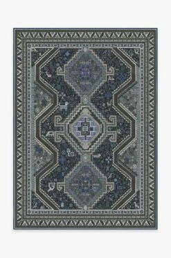 New ⌛ Ruggable Zareen Steel Blue Rug 🔥